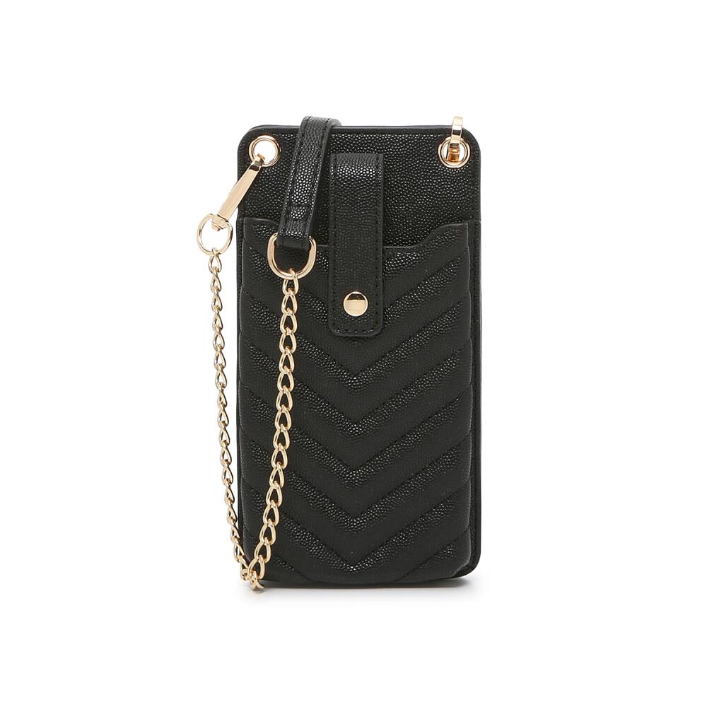 Kelly & Katie Claire Flap Phone Quiltled Crossbody Bag | Women's | Black Cover