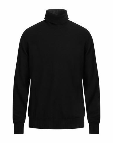 40weft Man Turtleneck Black Wool, Polyamide Cover