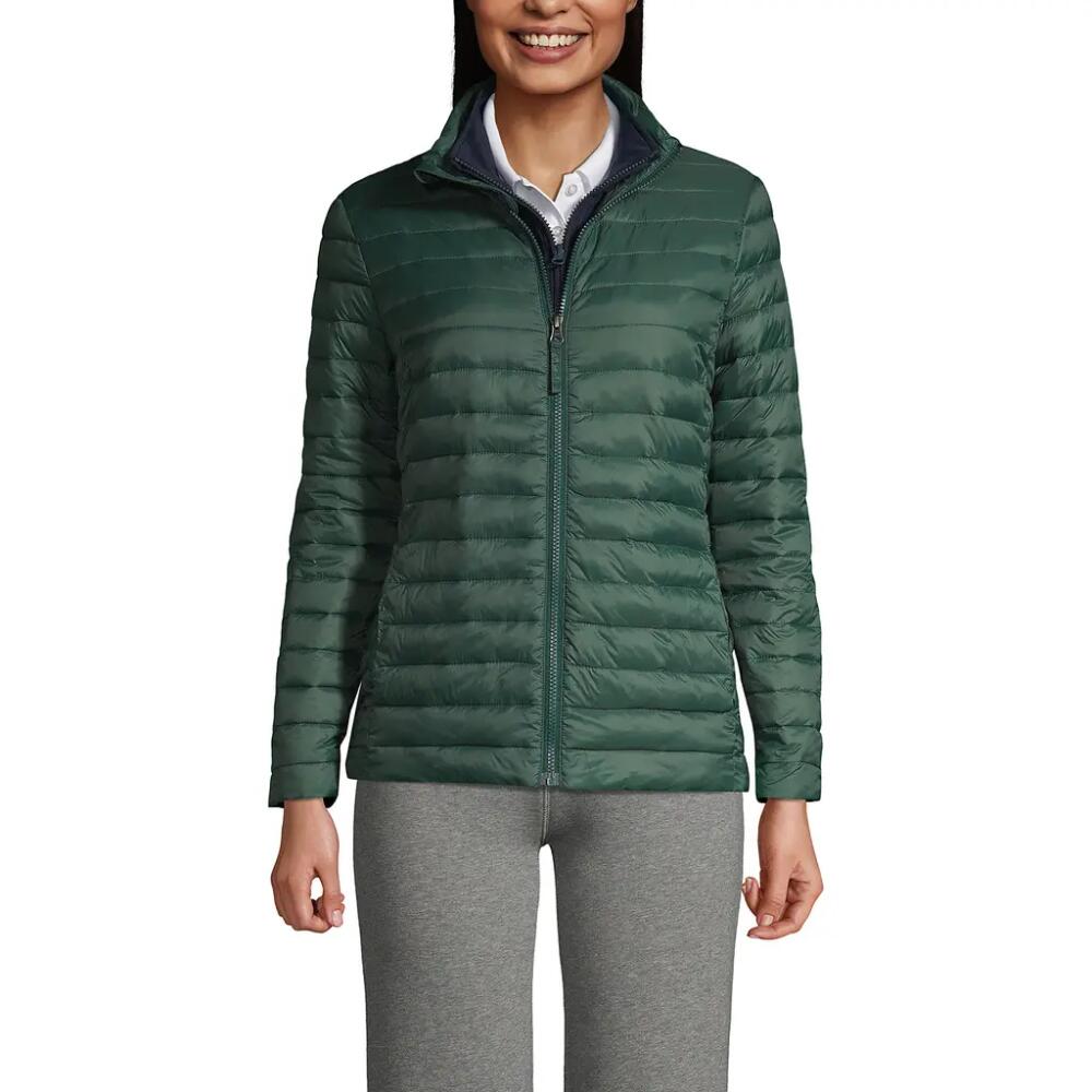 Lands' End School Uniform ' ThermoPlume Jacket in Evergreen Cover