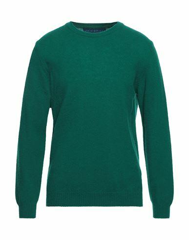 Wool & Co Man Sweater Dark green Merino Wool Cover