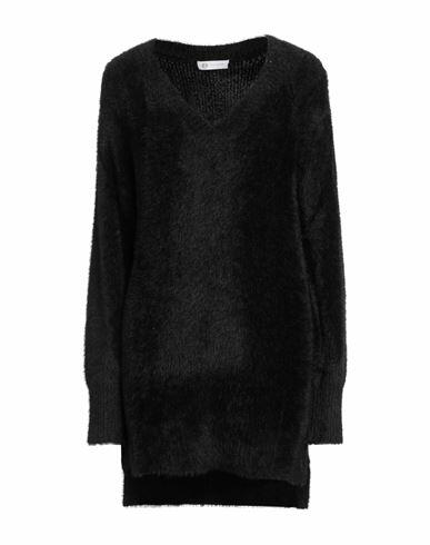 Diana Gallesi Woman Sweater Black Recycled polyacrylic, Polyester, Metallic fiber Cover