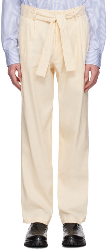 COMMAS Off-White Tailored Trousers Cover