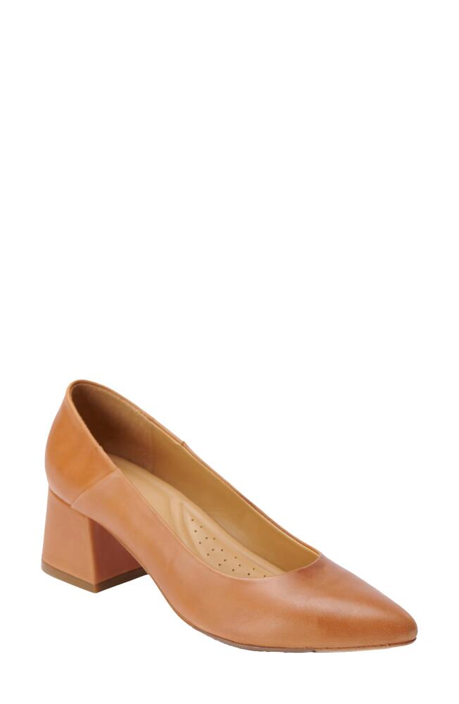 Nisolo Fiorela Go-To Pointed Toe Pump in Caramel Cover