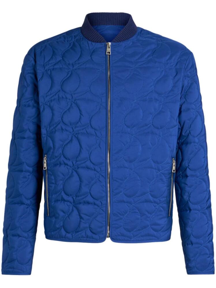 ETRO paisley-quilt bomber jacket - Blue Cover