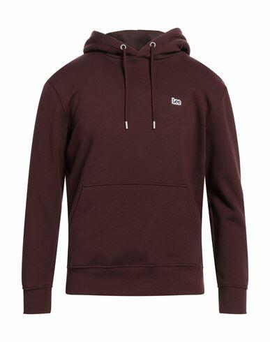 Lee Man Sweatshirt Burgundy Cotton Cover