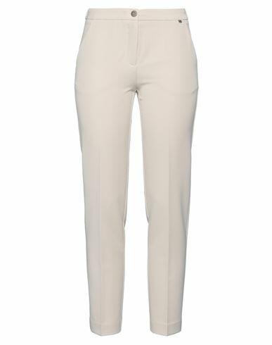 Angelo Marani Woman Pants Beige Polyester, Elastane Cover