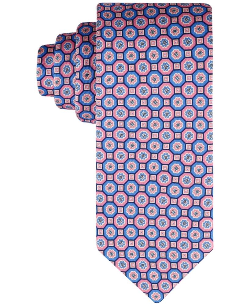 Tommy Hilfiger Men's Floral Medallion Tie - Pink Cover