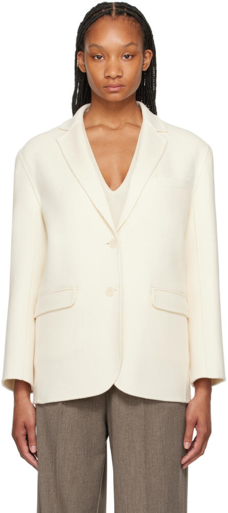 ANINE BING Off-White Quinn Blazer Cover