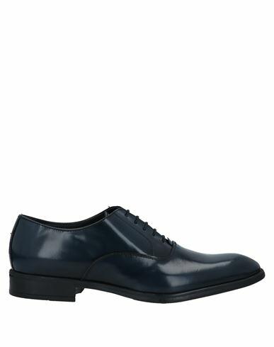 Angelo Pallotta Man Lace-up shoes Midnight blue Soft Leather Cover