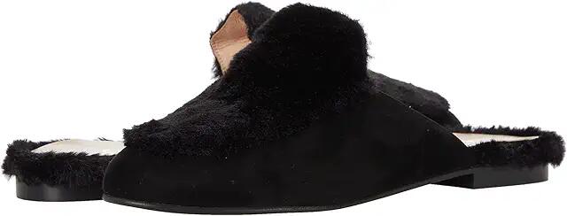 French Sole Comb (Black Suede/Faux Fur) Women's Shoes Cover