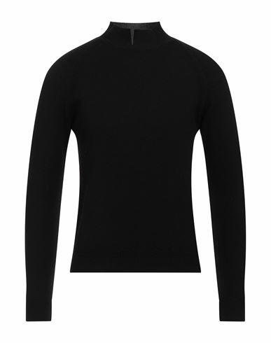 Lucques Man Sweater Black Merino Wool Cover