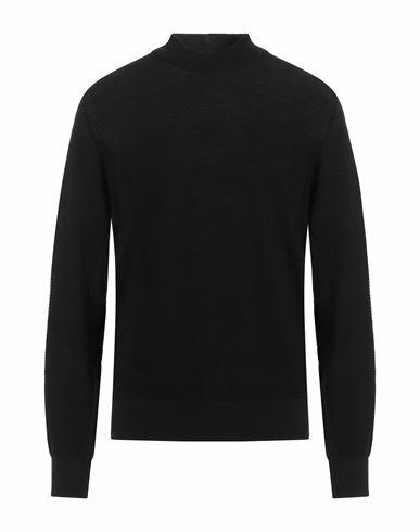 Parajumpers Man Turtleneck Black Merino Wool Cover