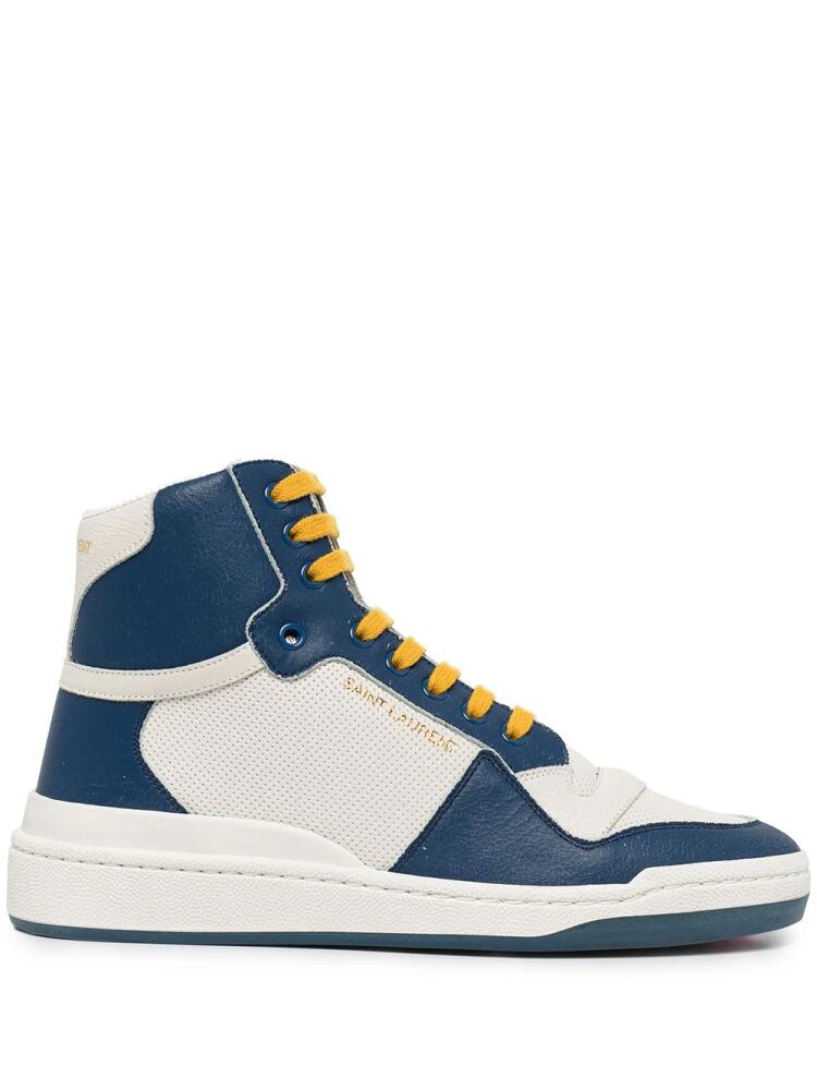 Saint Laurent SL24 high-top sneakers - Blue Cover