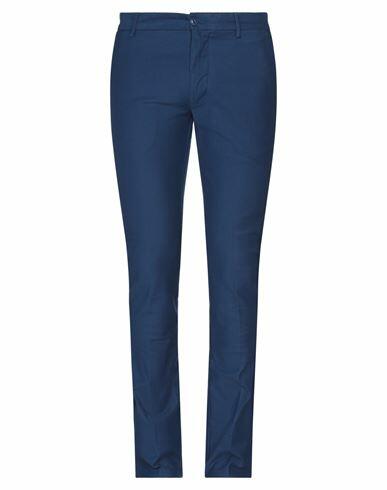 Harmont & Blaine Man Pants Blue Cotton, Elastane Cover