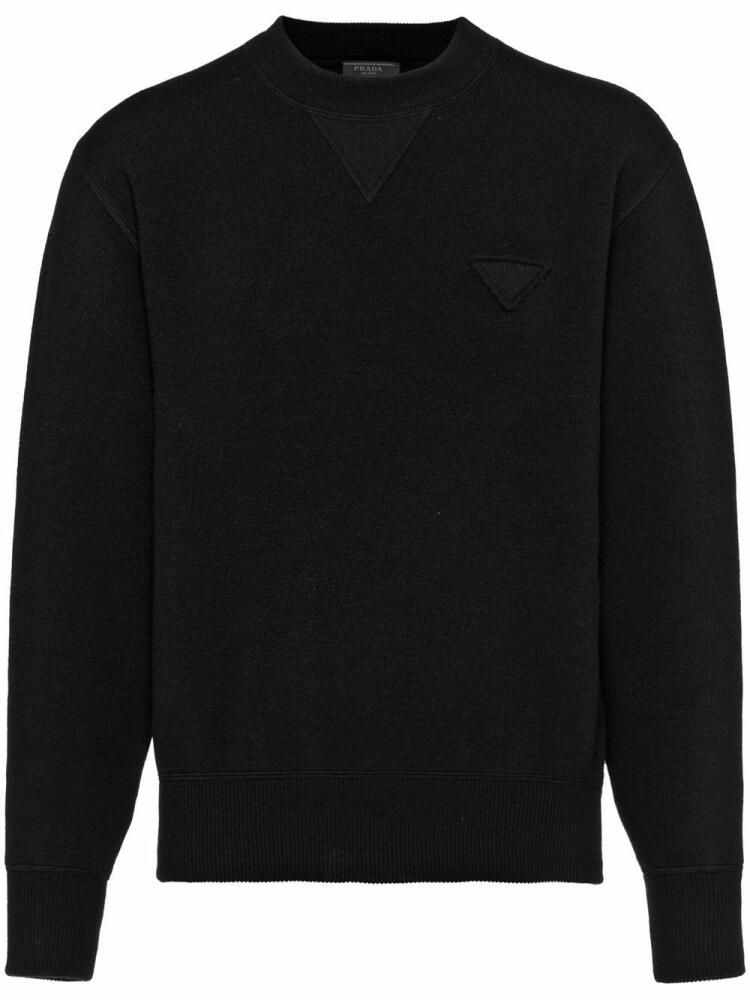 Prada cashmere crew-neck jumper - Black Cover