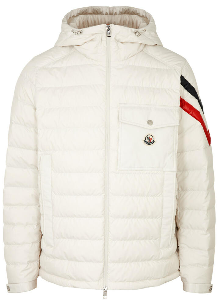 Moncler Berard Quilted Shell Jacket - White Cover