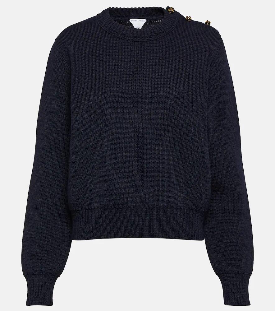 Bottega Veneta Embellished wool sweater Cover