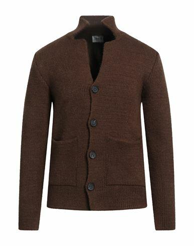 Berna Man Cardigan Brown Polyamide, Viscose Cover