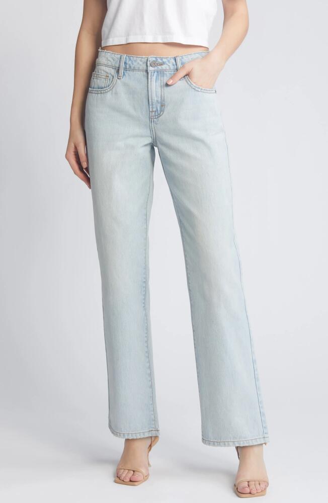 HIDDEN JEANS Classic Relaxed Ankle Straight Leg Jeans in Light Wash Cover