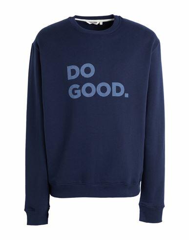 Cotopaxi Do Good Crew Sweatshirt Man Sweatshirt Blue Organic cotton, Recycled polyester Cover