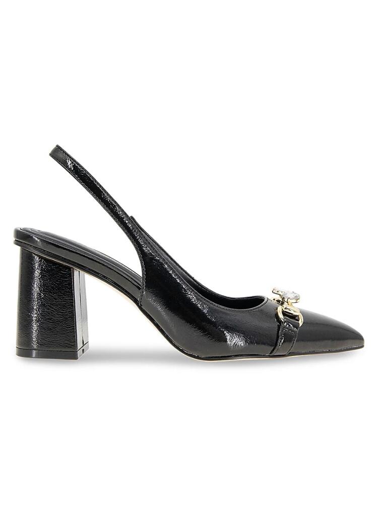 BCBGeneration Women's Gardin Embellished Slingback Bit Pumps - Black Cover