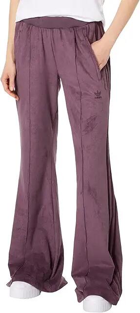 adidas Originals Suede Track Pants (Shadow Maroon) Women's Casual Pants Cover