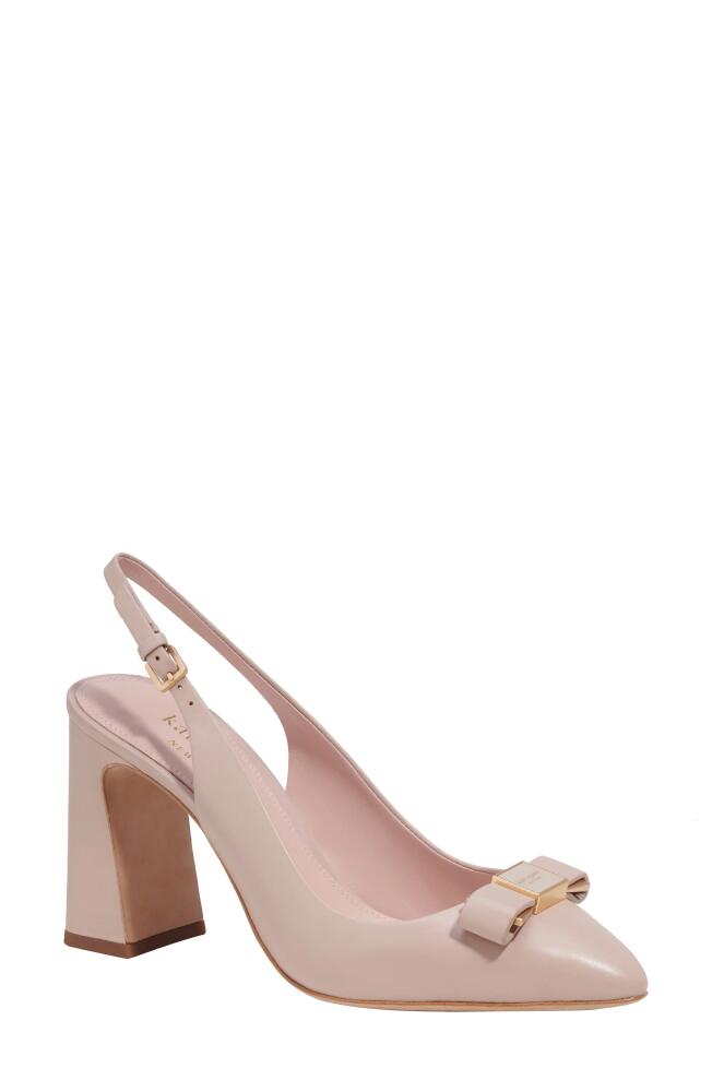 Kate Spade New York bowdie slingback pump in Pale Vellum Cover