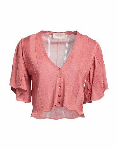 Kaos Jeans Woman Cardigan Coral Viscose, Polyester, Polyamide Cover