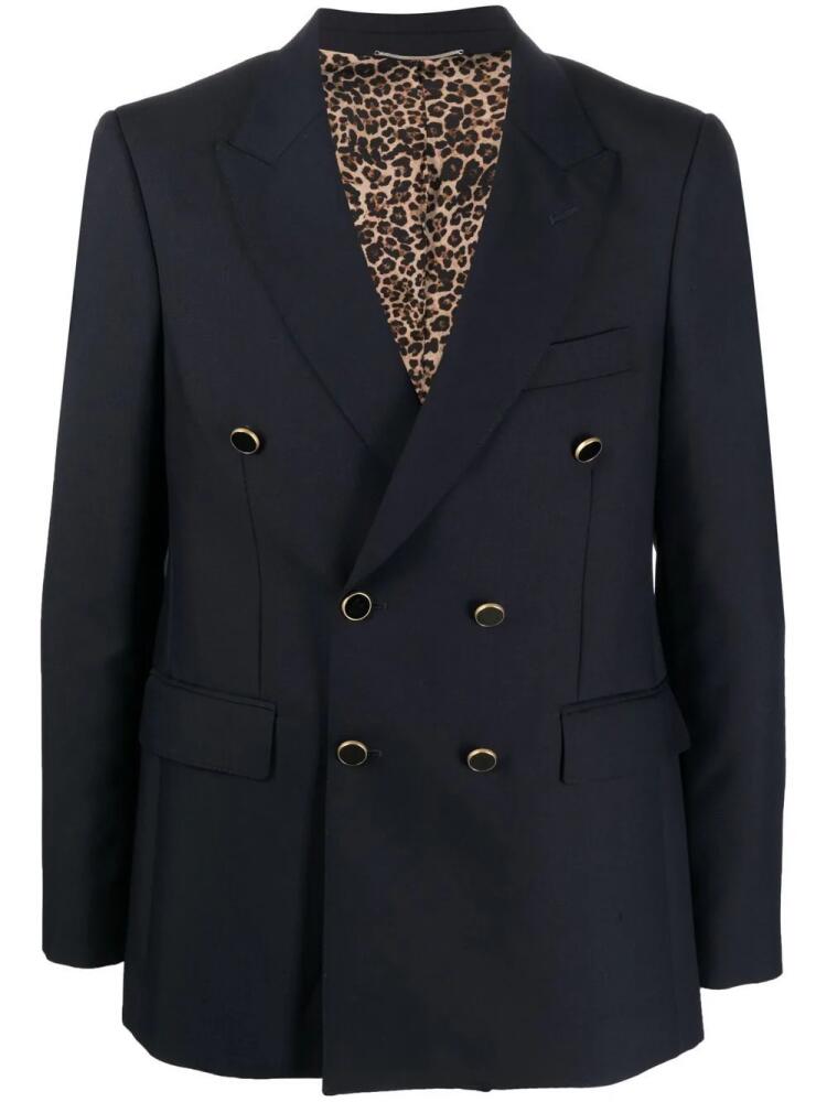 PT Torino double-breasted blazer - Blue Cover