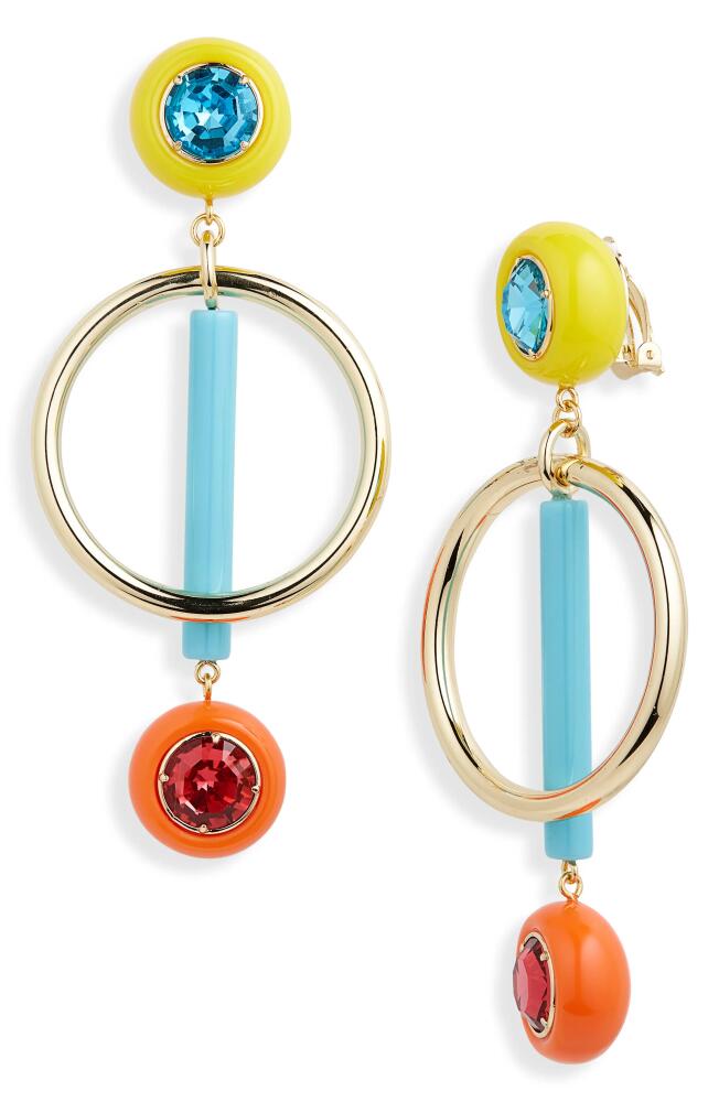 Lele Sadoughi Gumball Statement Earrings in Taffy Rainbow Cover