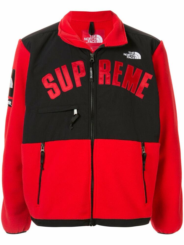 Supreme x The North Face Arc Logo Denali fleece jacket - Red Cover