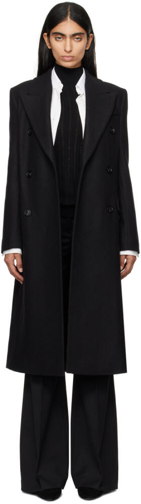 BOSS Black Long-Length Twill Coat Cover