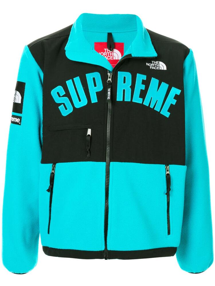 Supreme x The North Face Arc Logo Denali fleece jacket - Blue Cover