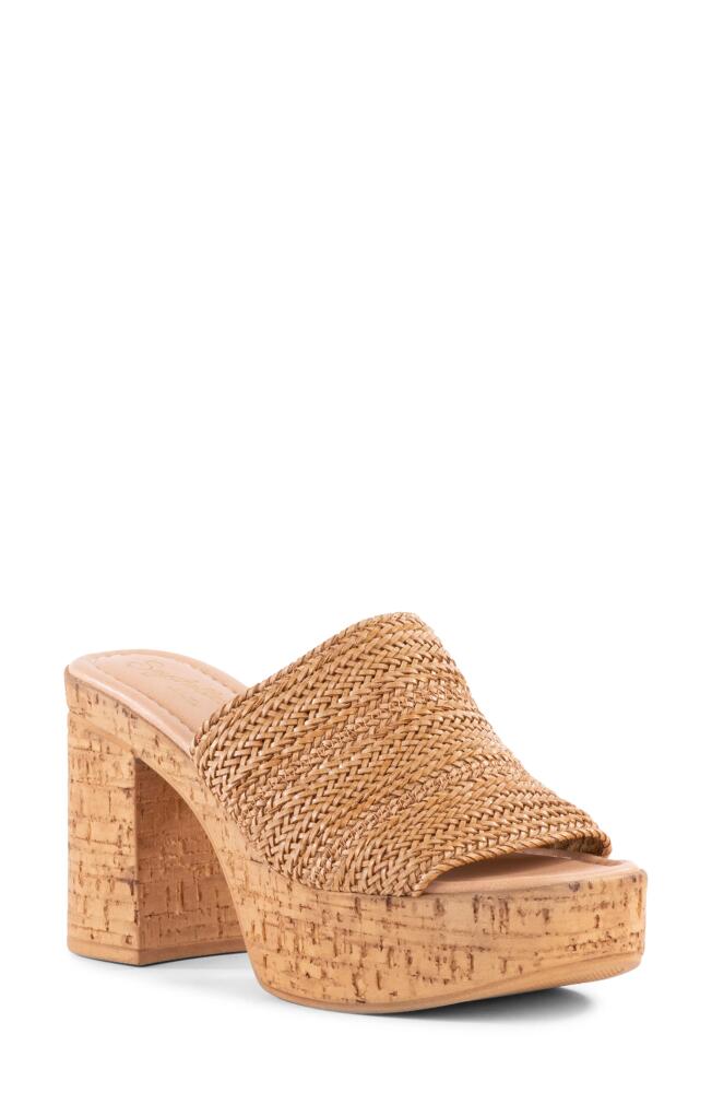 Seychelles Applause Platform Sandal in Tan Cover