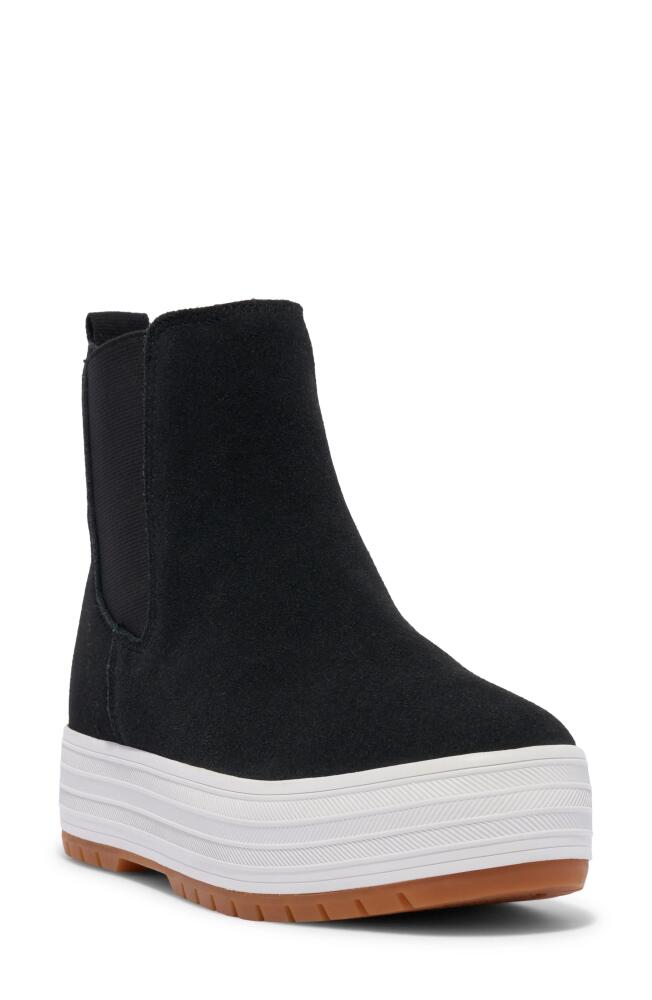 Keds® The Platform Chelsea Boot in Black Cover