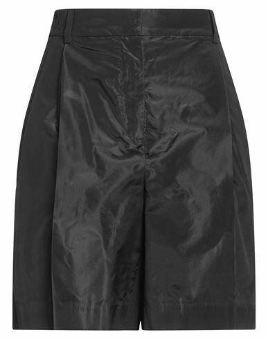 Valentino Garavani Woman Shorts & Bermuda Shorts Black Silk Cover