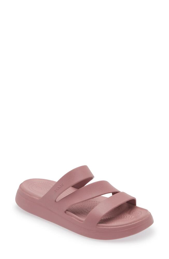 CROCS Getaway Strappy Slide Sandal in Cassis Cover