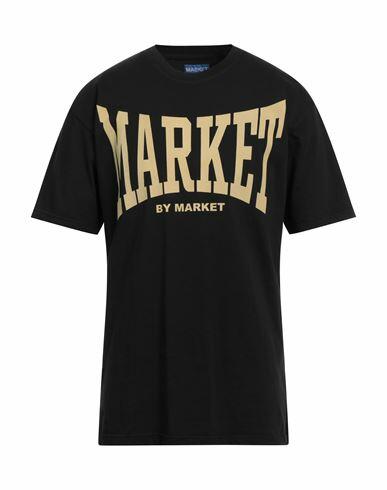 Market Man T-shirt Black Cotton Cover