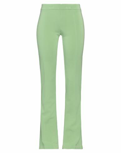 Circus Hotel Woman Pants Light green Viscose, Polyester, Elastane Cover