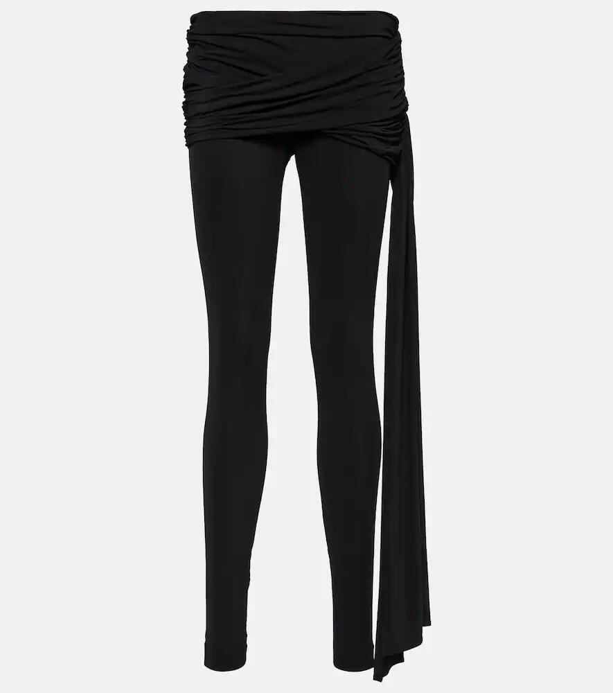 Magda Butrym Low-rise jersey leggings Cover