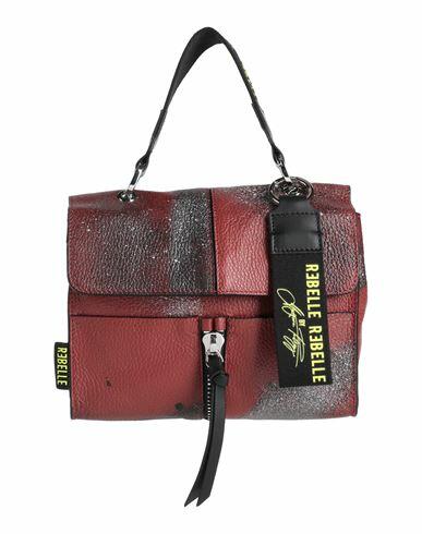 Rǝbelle Woman Handbag Brick red Cow leather Cover