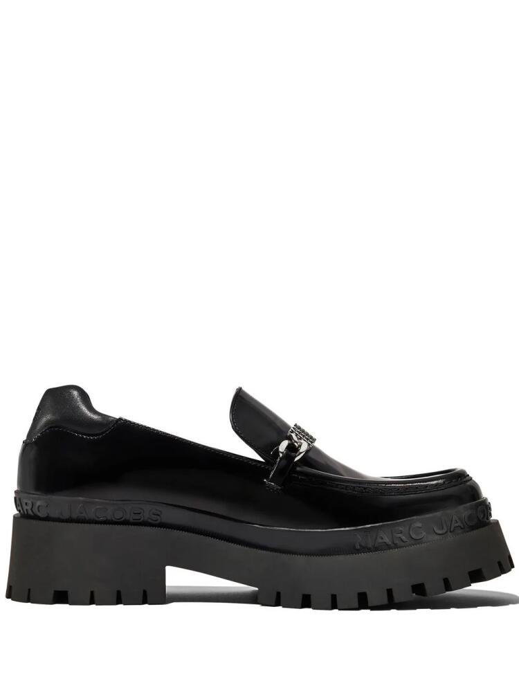 Marc Jacobs The Loafer leather platform loafers - Black Cover