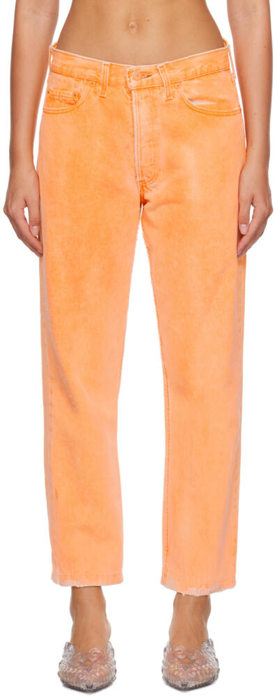 NotSoNormal Orange High Jeans Cover