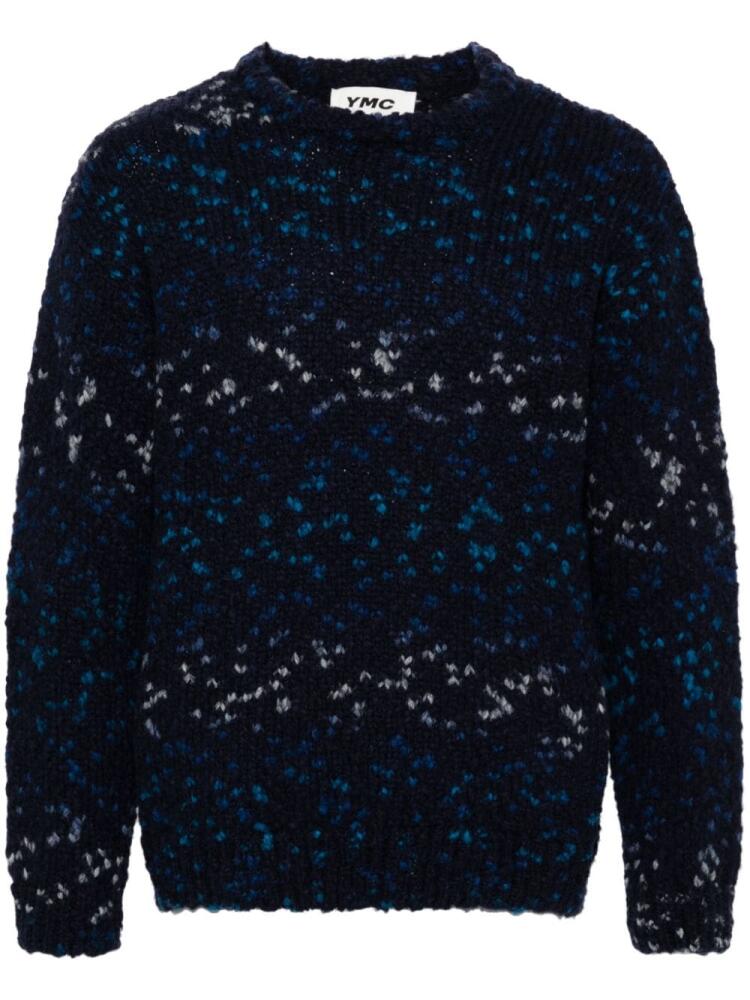 YMC Undertones sweater - Blue Cover