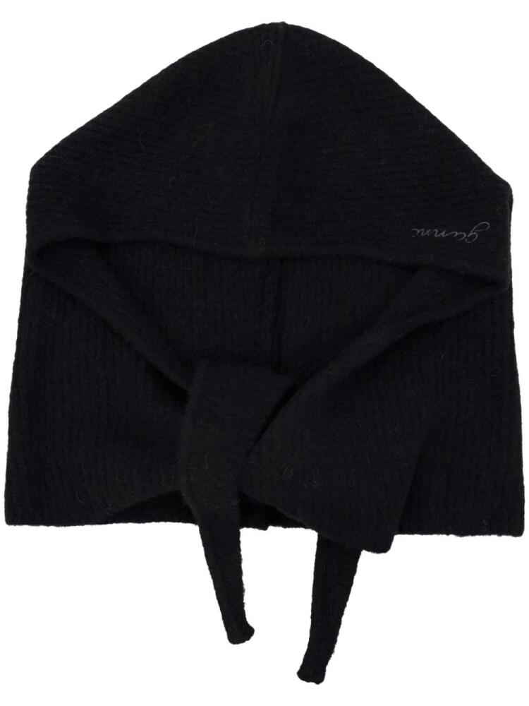 GANNI wool blend balaclava - Black Cover