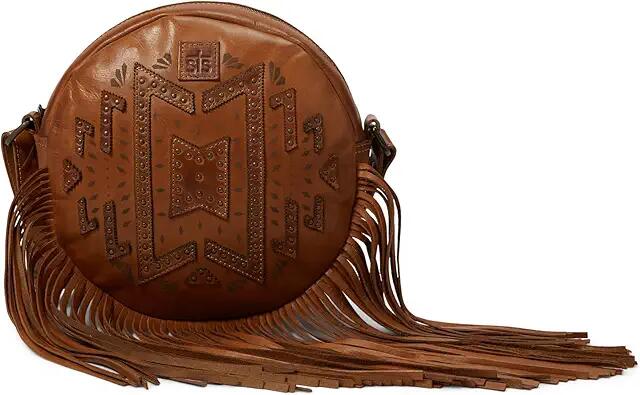 STS Ranchwear Wayfarersage Fringe Crossbody (Light Brown) Handbags Cover