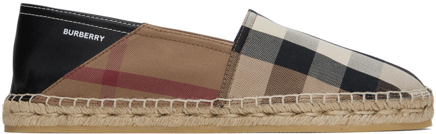 Burberry Brown Vintage Check Espadrilles Cover