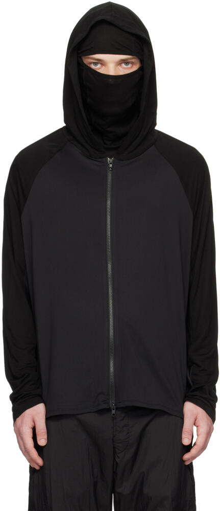 POST ARCHIVE FACTION (PAF) Black 5.0+ Right Hoodie Cover