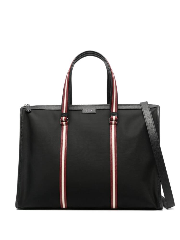 Bally stripe-trim tote bag - Black Cover