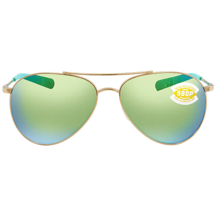 Costa Del Mar PIPER Green Mirror Polarized Polycarbonate Unisex Sunglasses Cover